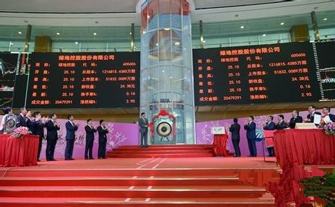 綠地正式登陸A股，實現A+H布局